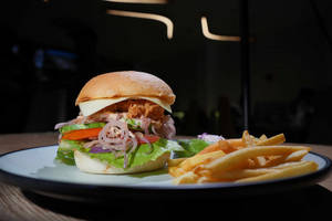 Curry Fried Chicken Burger