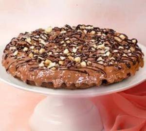 Almond Brownie Waffle Cake  [ Double  Layer]