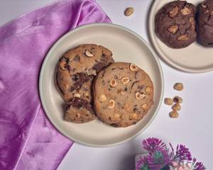 Giant Nutella Hazelnut Chunk Cookies