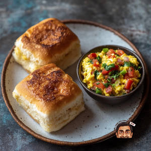Egg Bhurji Pav