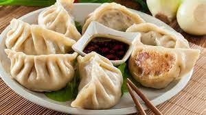 Veg golden momo