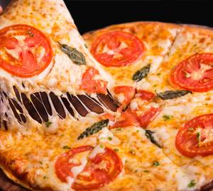 PURE VEG Margherita Pizza, Thin Crust