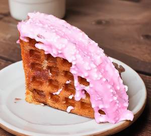 Cotton candy waffles