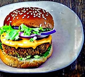Mahraja aloo tikki burger