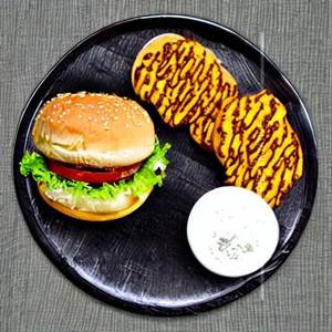 Mahraja paneer feast burger