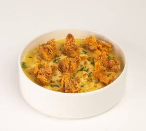 Crispy Chicken Baked Mac & Cheese