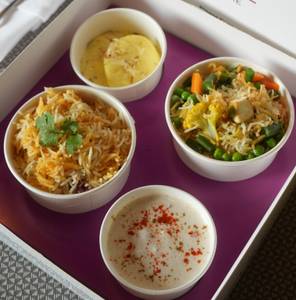 Veg Biryani Combo (4 Compartment)
