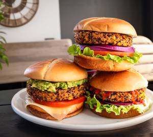 Chicken patty burger