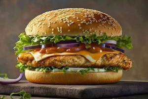 Spicy Paneer Burger
