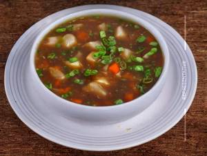 Veg Manchurian Soup