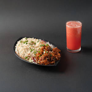 Chilli Chicken  Fried Rice Combo