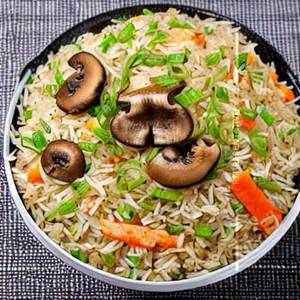 Mushroom Fried Rice