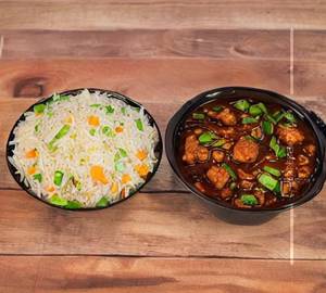 Manchurian fried rice