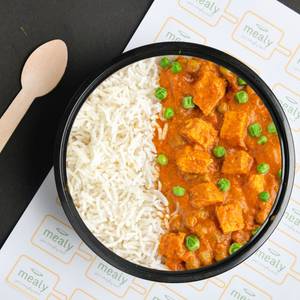 Matar Paneer Rice Bowl