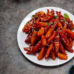 Honey chilli potato