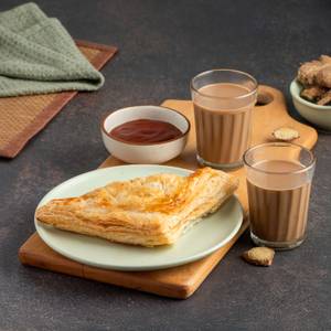 Veg Puff & Chai