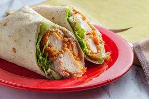 Crunchy Makhani Chicken Wrap