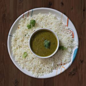 Dal Palak with Jeera Rice