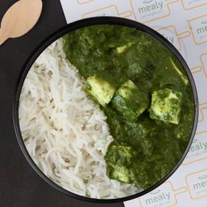 Palak Paneer Rice Bowl
