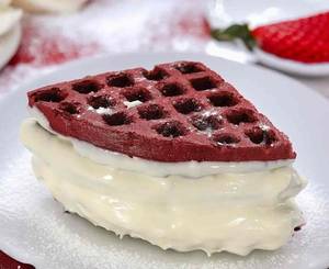 Red Velvet Chocolate Waffle