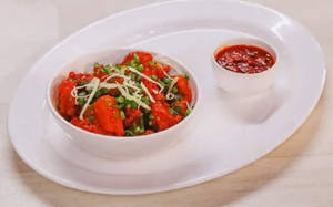 Jain Paneer Manchurian Hot Pan