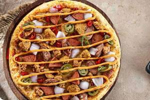 African Masala Pizza