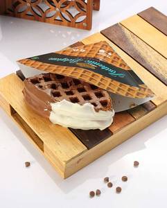 Dark And White Waffle