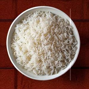 Plain rice                                                                  