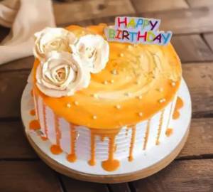 Butterscotch crunch cake