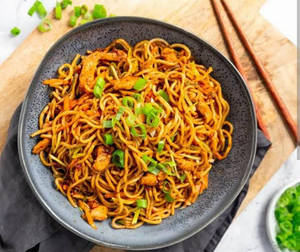 Chicken Pan-fried Noodles