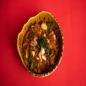 Spicy Basil Fried Rice - Prawn