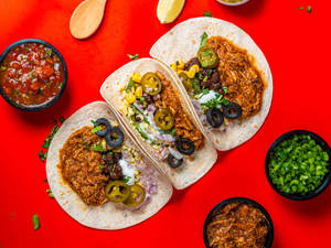 Chicken Tinga Soft Tacos