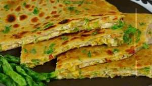 Chicken Cheese Parantha