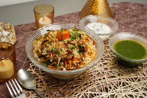 Veg Soya Dum Biryani - Large