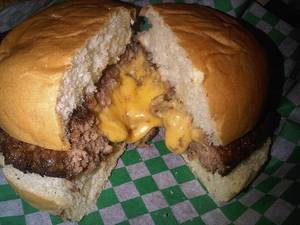 Juicy lucy burger