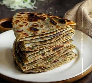Mushroom Masala Paratha