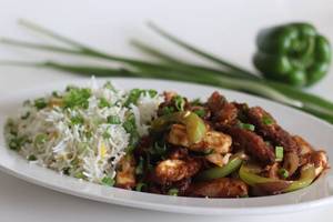 Fried Rice+paneer Chilli Greavy