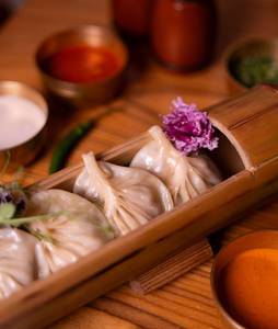 Bamboo Chicken Momo Steamed (8.PCS)