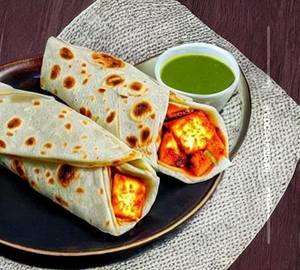 Spicy paneer wrap