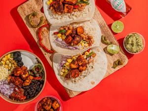 Grilled Paneer Soft Tacos