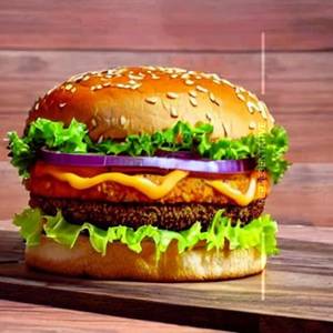 Veg cheese burger