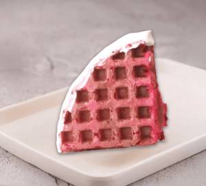 Red Red White Choco Waffle