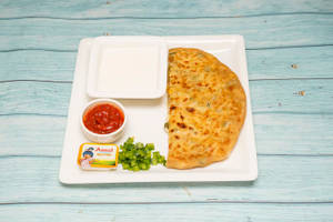 Cheese Corn Capsicum Ka Parantha (1 Pc)