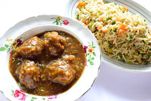 Fried Rice+machurian