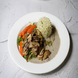 HD Mushroom With Cream Sauce