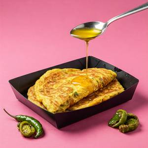 Omelette Paratha [Desi Ghee]