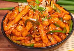 Navratri Honey Chilli Potato[ Serves 1]
