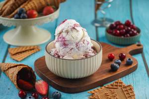Three Berries Ice Cream