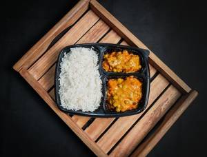 Steamed Rice With Aloo Matar