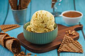 Crunch & Nut Butterscotch Ice Cream